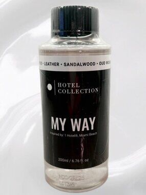 Hotel Collection - MY WAY Diffuser Oil - 200ml.  NEW AND SEALED